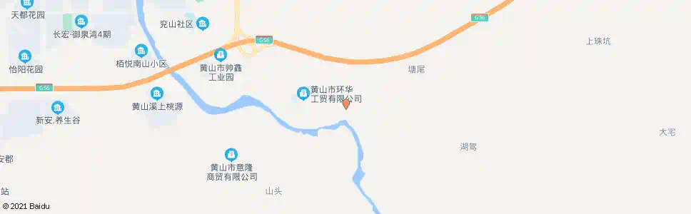 黄山紫阜村委会_公交站地图_黄山公交_妙搜公交查询2025