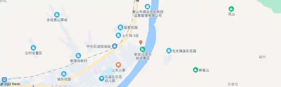 黄山花鸟市场_公交站地图_黄山公交_妙搜公交查询2025