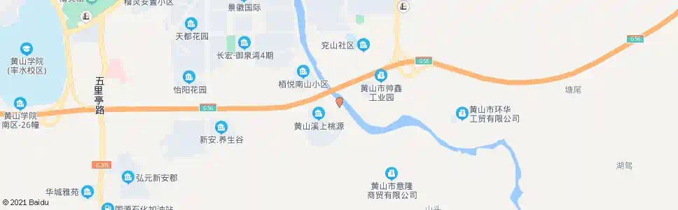 黄山珮琅路口_公交站地图_黄山公交_妙搜公交查询2025