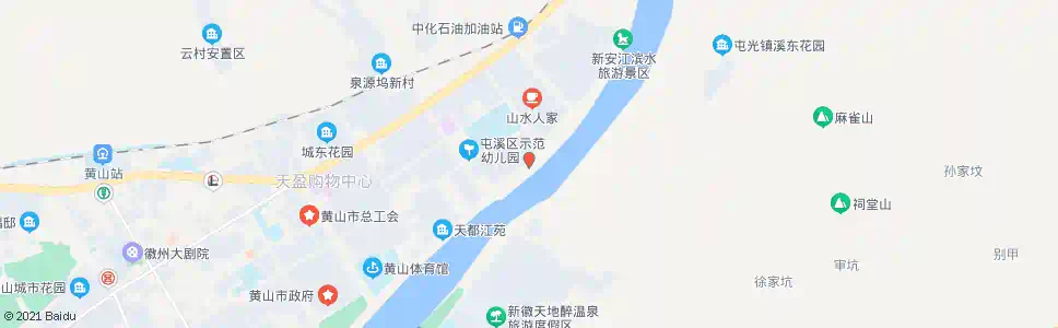 黄山屯浦归帆_公交站地图_黄山公交_妙搜公交查询2025