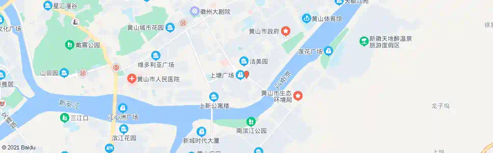 黄山上塘公园_公交站地图_黄山公交_妙搜公交查询2025