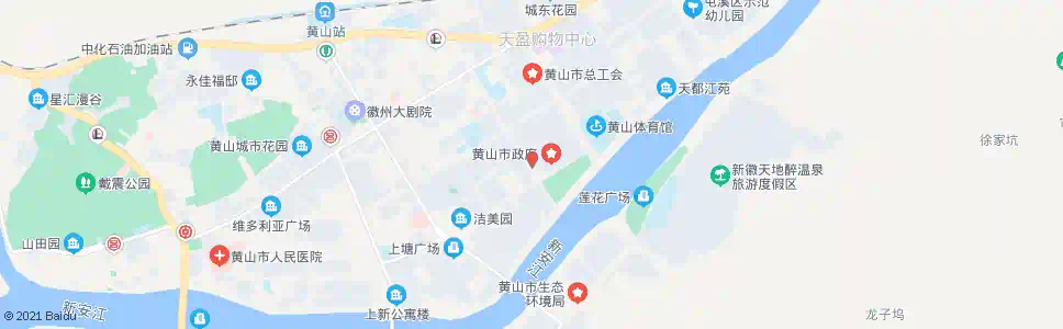 黄山市政府西门_公交站地图_黄山公交_妙搜公交查询2025