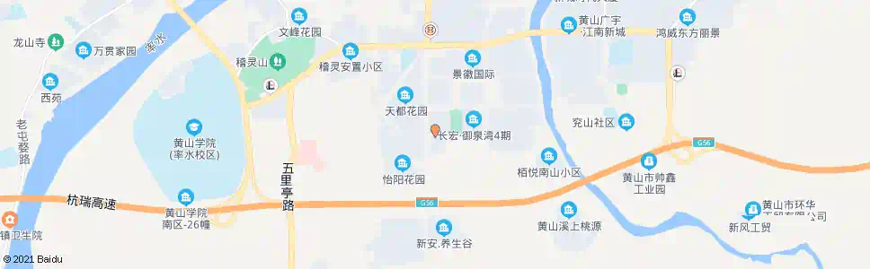黄山洽阳南苑_公交站地图_黄山公交_妙搜公交查询2025
