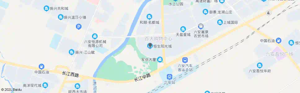 六安恒生阳光城_公交站地图_六安公交_妙搜公交查询2025