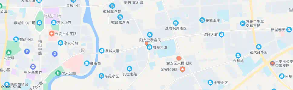 六安七里站大圆盘_公交站地图_六安公交_妙搜公交查询2025