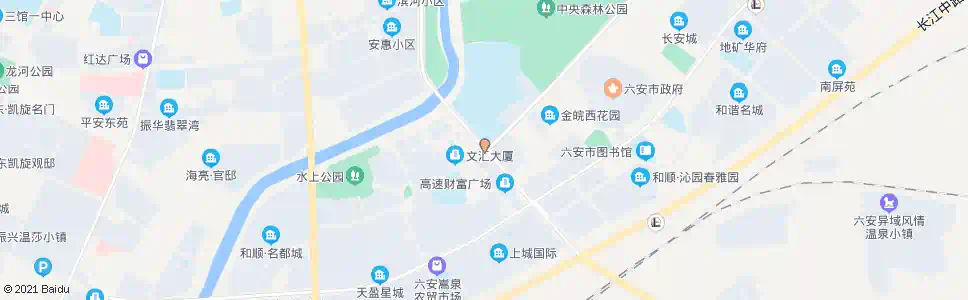 六安梅山南路口(长安南路)_公交站地图_六安公交_妙搜公交查询2025