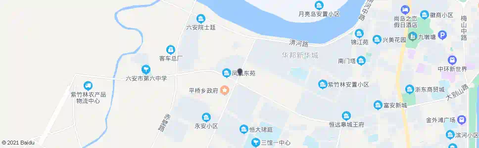 六安大别山路口_公交站地图_六安公交_妙搜公交查询2025