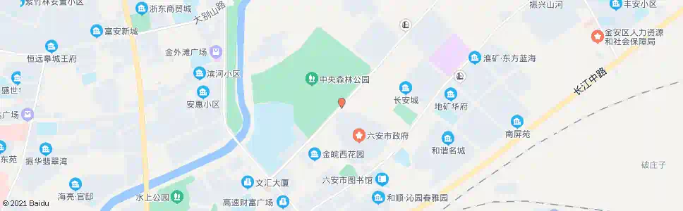 六安行政中心北门_公交站地图_六安公交_妙搜公交查询2025