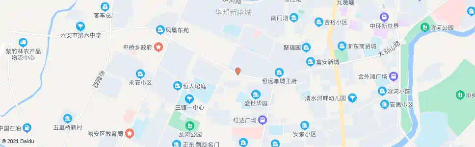 六安西苑新村_公交站地图_六安公交_妙搜公交查询2025