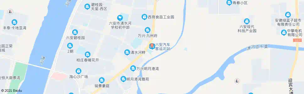 六安客运北站_公交站地图_六安公交_妙搜公交查询2025