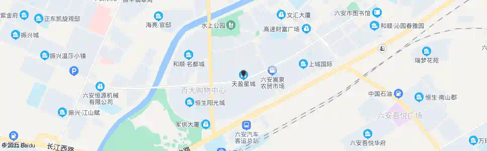 六安天盈星城_公交站地图_六安公交_妙搜公交查询2025