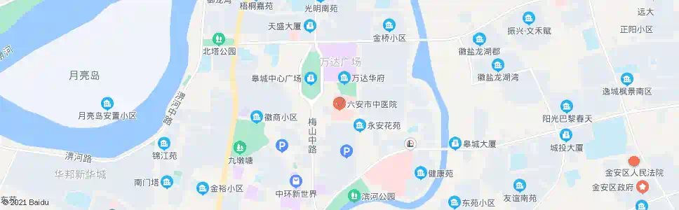 六安市中医院_公交站地图_六安公交_妙搜公交查询2025