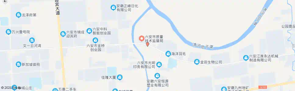 六安佳瑞冶金_公交站地图_六安公交_妙搜公交查询2025