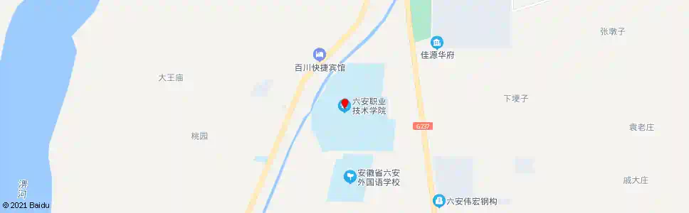 六安六安职业学院_公交站地图_六安公交_妙搜公交查询2025