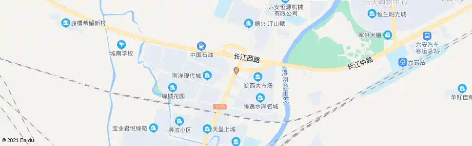 六安梅山路口_公交站地图_六安公交_妙搜公交查询2025