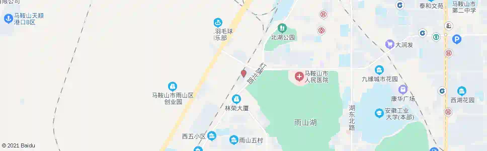 马鞍山红旗桥(红旗花园)_公交站地图_马鞍山公交_妙搜公交查询2025