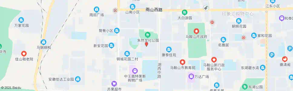 马鞍山钢城花园_公交站地图_马鞍山公交_妙搜公交查询2025