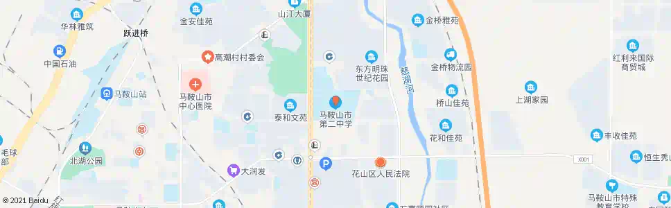 马鞍山县二中_公交站地图_马鞍山公交_妙搜公交查询2025