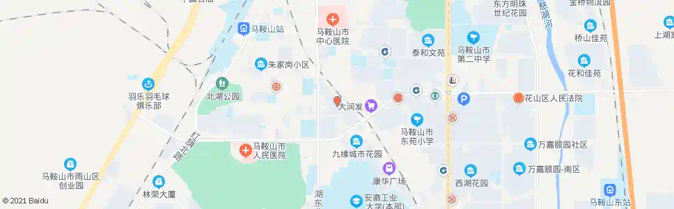 马鞍山花园新村_公交站地图_马鞍山公交_妙搜公交查询2025