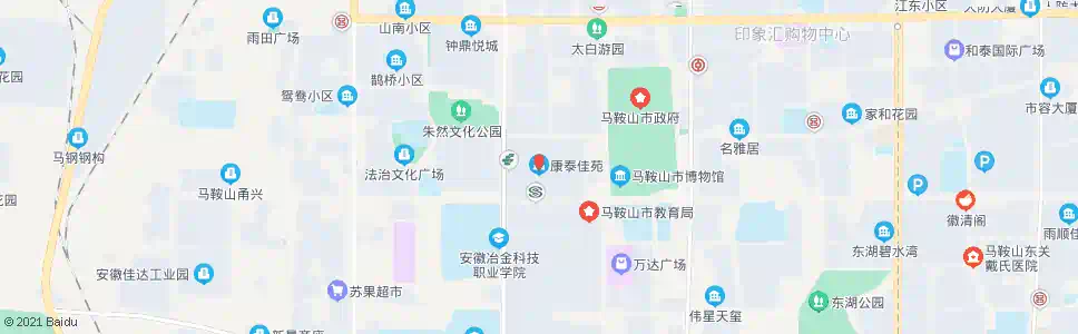 马鞍山康泰佳苑北_公交站地图_马鞍山公交_妙搜公交查询2025