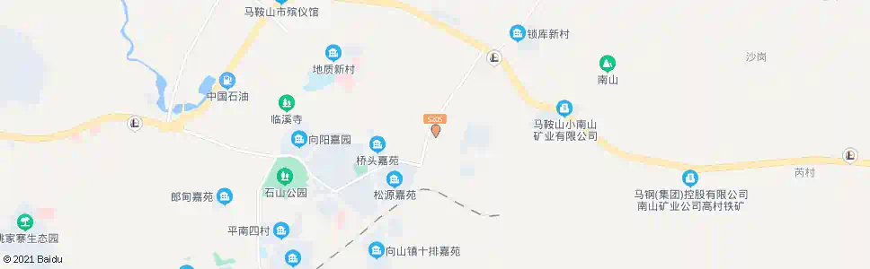 马鞍山向山镇政府_公交站地图_马鞍山公交_妙搜公交查询2025