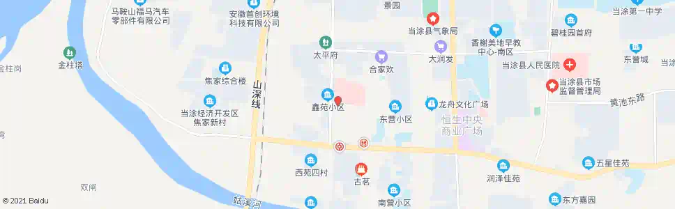 马鞍山八六医院西门_公交站地图_马鞍山公交_妙搜公交查询2025