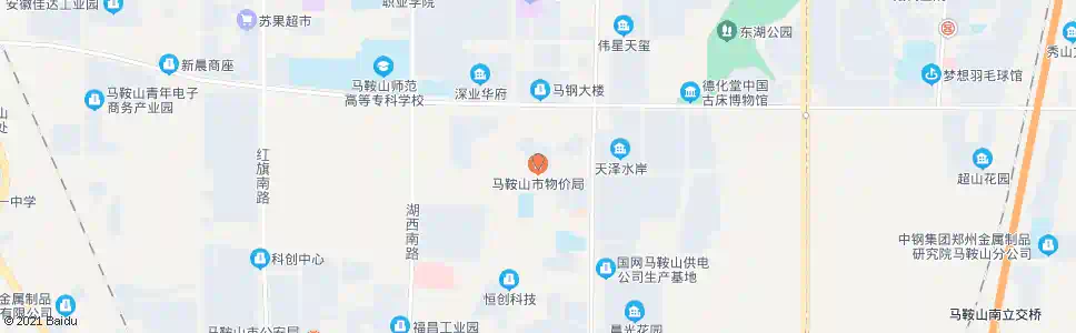 马鞍山交通银行(市物价局)_公交站地图_马鞍山公交_妙搜公交查询2025
