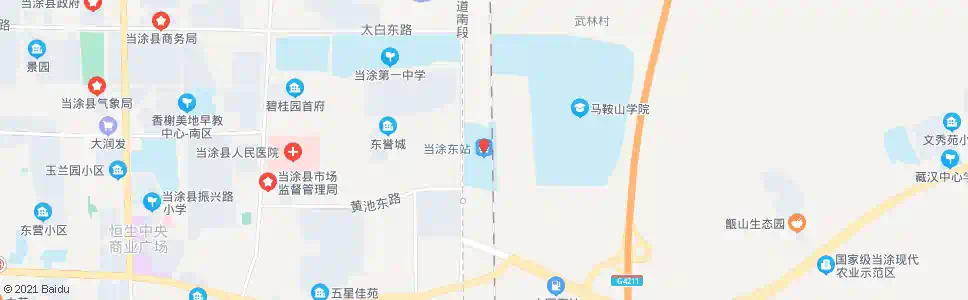 马鞍山当涂东站_公交站地图_马鞍山公交_妙搜公交查询2025