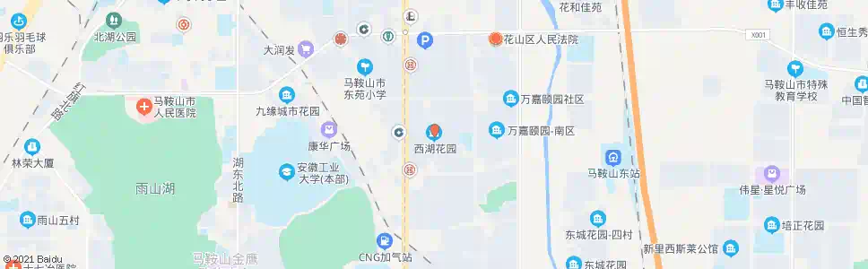 马鞍山西湖花园北_公交站地图_马鞍山公交_妙搜公交查询2025