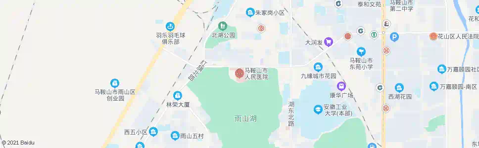 马鞍山人民医院_公交站地图_马鞍山公交_妙搜公交查询2025