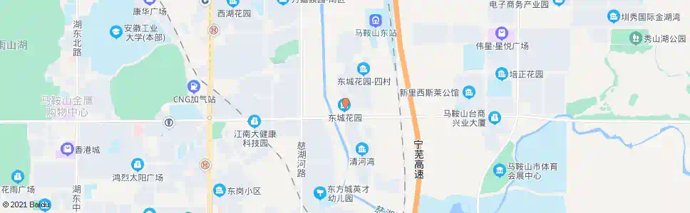 马鞍山东城花园一村_公交站地图_马鞍山公交_妙搜公交查询2025