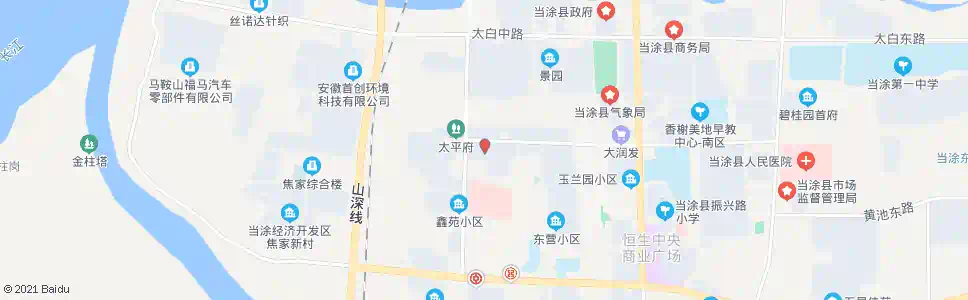 马鞍山明月轩_公交站地图_马鞍山公交_妙搜公交查询2025
