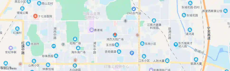 马鞍山鸿烈太阳广场_公交站地图_马鞍山公交_妙搜公交查询2025