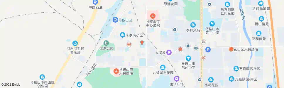 马鞍山东湖大酒店(安工大附中)_公交站地图_马鞍山公交_妙搜公交查询2025
