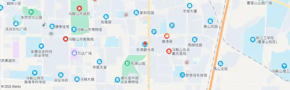 马鞍山东湖碧水湾_公交站地图_马鞍山公交_妙搜公交查询2025