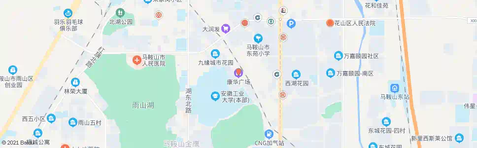 马鞍山康华广场_公交站地图_马鞍山公交_妙搜公交查询2025
