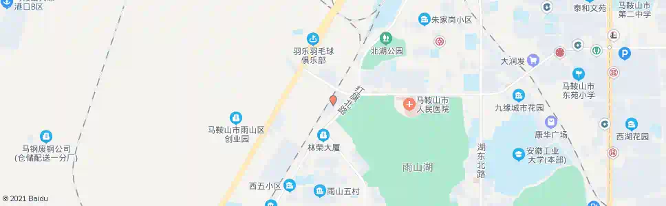 马鞍山红旗花园_公交站地图_马鞍山公交_妙搜公交查询2025