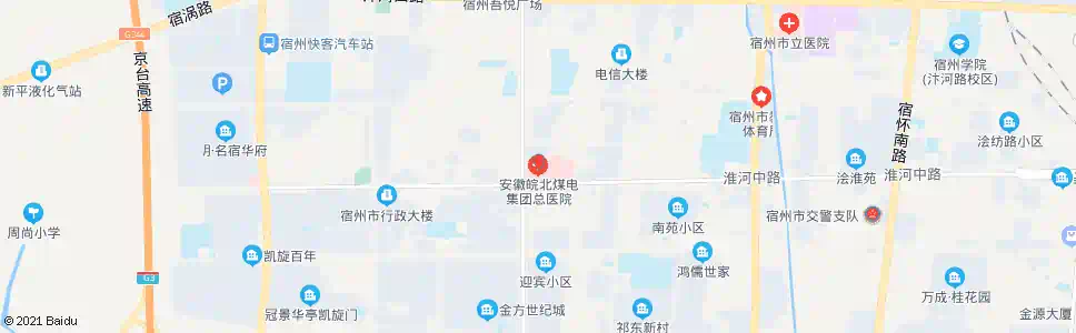 宿州皖北煤电_公交站地图_宿州公交_妙搜公交查询2025