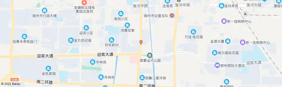 宿州光华园_公交站地图_宿州公交_妙搜公交查询2025