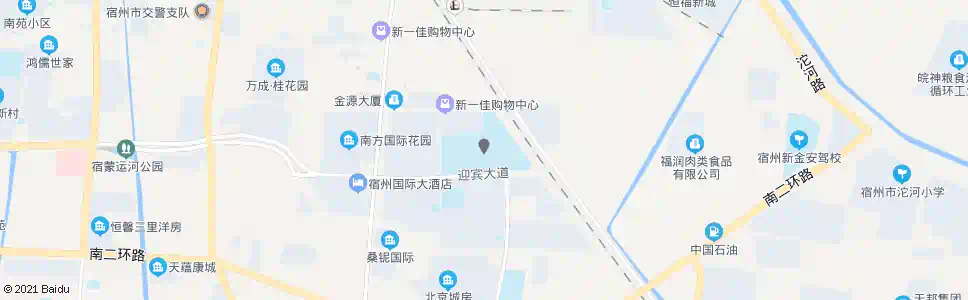 宿州二中新校_公交站地图_宿州公交_妙搜公交查询2025