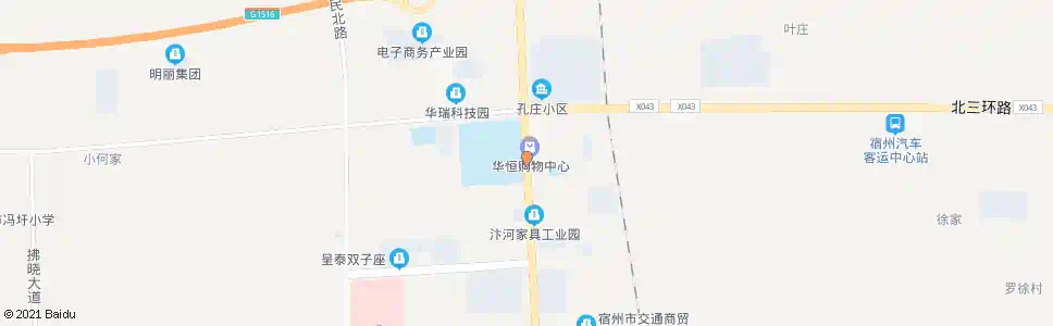 宿州梅庵路口_公交站地图_宿州公交_妙搜公交查询2025
