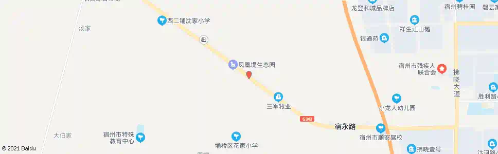 宿州花家_公交站地图_宿州公交_妙搜公交查询2025