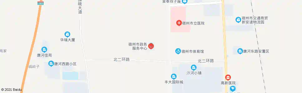 宿州行政中心_公交站地图_宿州公交_妙搜公交查询2025