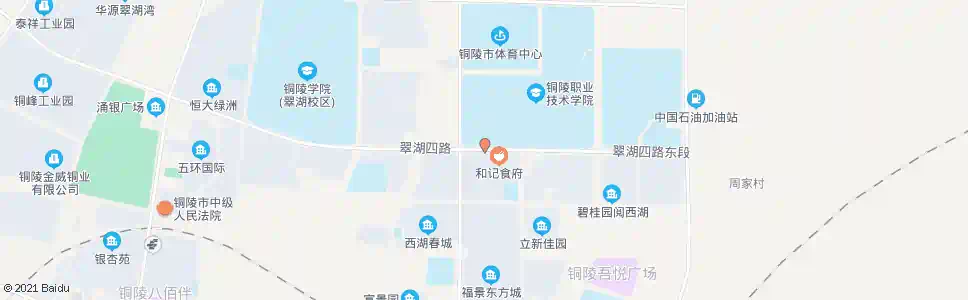 铜陵职院新区_公交站地图_铜陵公交_妙搜公交查询2025