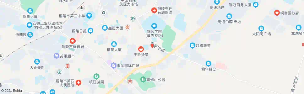 铜陵颐寿山庄_公交站地图_铜陵公交_妙搜公交查询2025