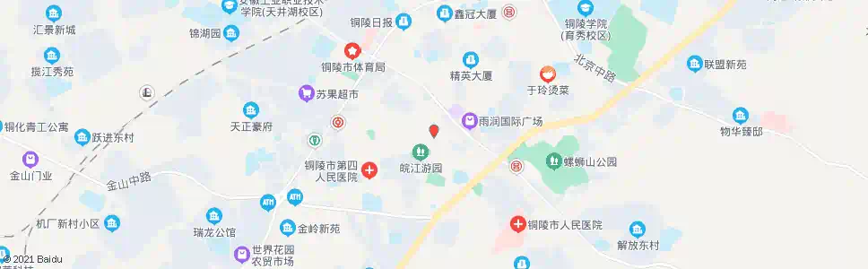 铜陵蓝天市场_公交站地图_铜陵公交_妙搜公交查询2025