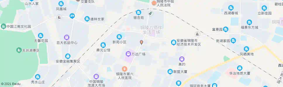 铜陵豪邦康成_公交站地图_铜陵公交_妙搜公交查询2025