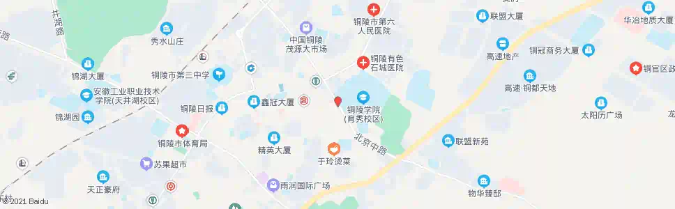 铜陵人防办_公交站地图_铜陵公交_妙搜公交查询2025
