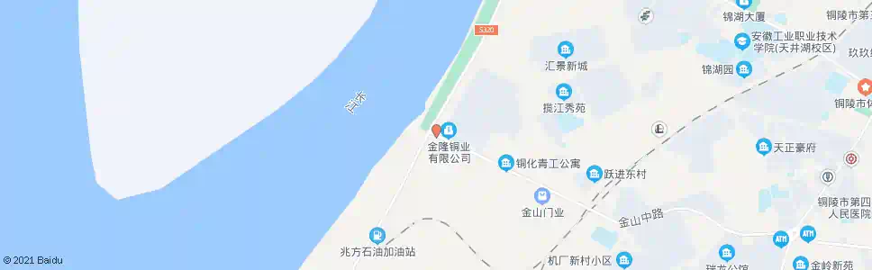 铜陵金山西路_公交站地图_铜陵公交_妙搜公交查询2025
