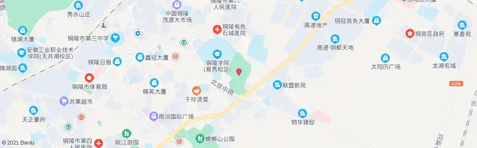 铜陵植物园_公交站地图_铜陵公交_妙搜公交查询2025